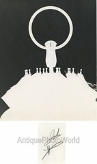 Umbrella surreal abstract vintage hand signed art photogram photo