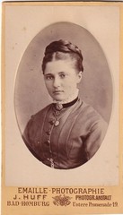 J. Huff CDV – Lady Portrait – Bad Homburg 1880s