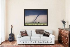 Tornado Photography Print: Oklahoma, Twister, Storm, Weather, Picture, Photo