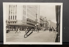 Photo 1952 Cape Town South Africa View Everyday Buildings Traffic People House Picture
