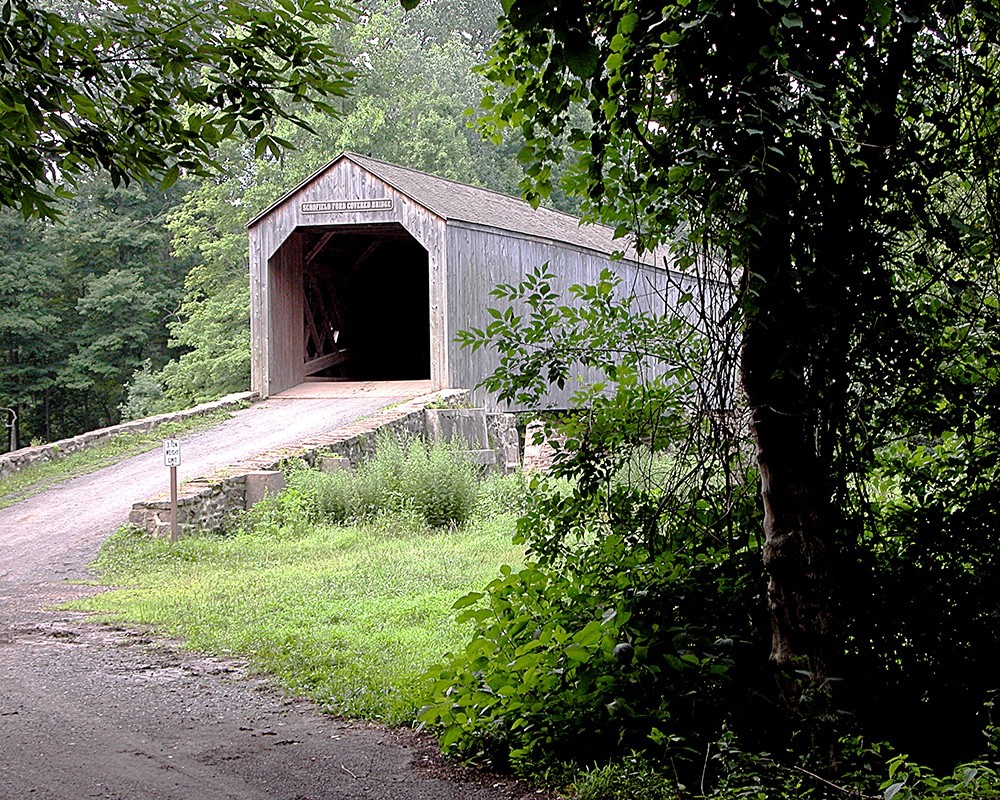 Schofield Ford Covered Bridge Photograph 8″ X 10″ Matte Finish