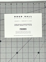 Doug Hall (b. 1944) Art Announcement Card 2003 – Opera Houses – Feigen Gallery