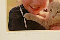 Bill Coleman Amish No 25 of Freckles and Fur 18/500 Signed Matted Photograph