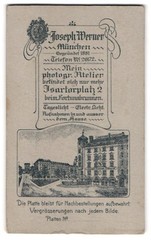 Photograph Joseph Werner, Munich, Isartorplatz 2, view Munich, Platz am At