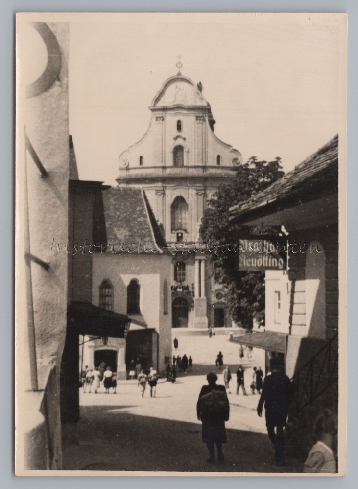 Altötting 1949 – Basilica of St. Anna – Brothaus Neuötting – Old Photo 1940s