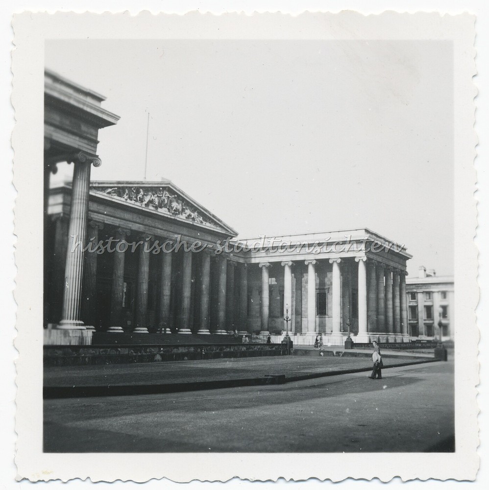 London 1949 – British Museum – Architektur – Altes Foto 1940er