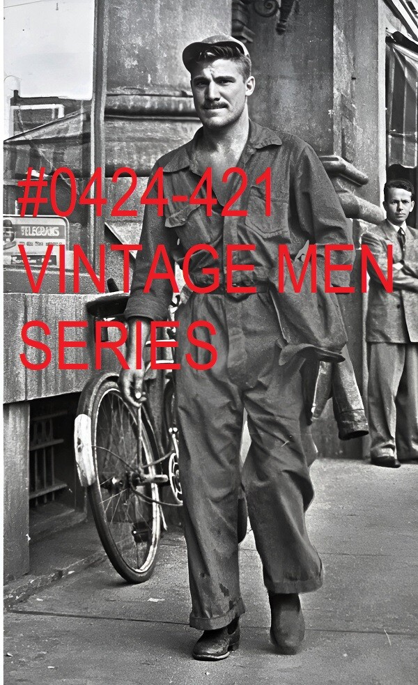 VINTAGE MALE PORTRAIT #0424-421 -nyc 1933- free shipping usa