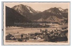 Osterhofen bei Bayrischzell LK Miesbach – Ortschaft Siedlung – AK Foto 1940er