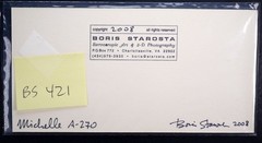 Boris Starosta 3D Stereoview – Michelle A 270 – nude model signed 2008