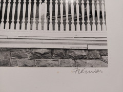 Roger W Fremier (1939-2011) 1988 Photograph Victorian House Porch Watsonville CA