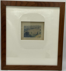 Emulsion Transfer Film Polaroid Art Photo Chianti #1 Patty Mulligan Framed 2006