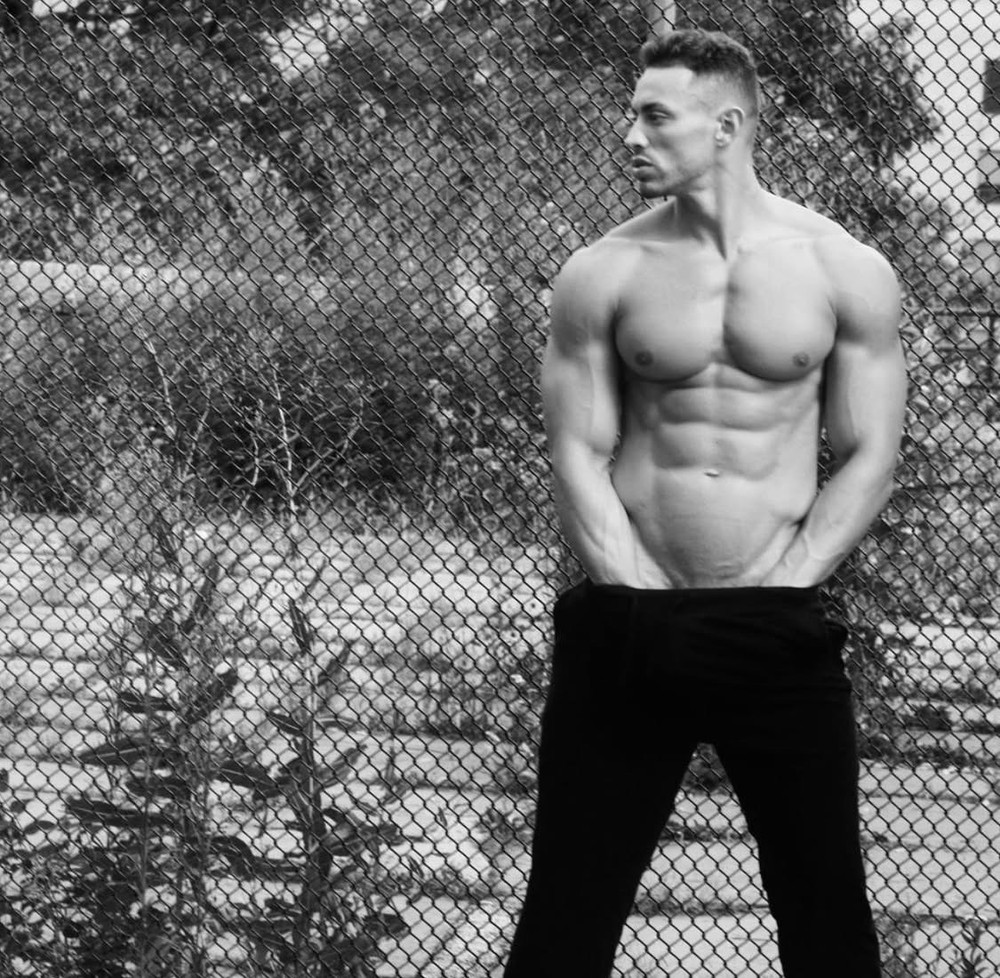 90′ male models photos printed from photographers original negative