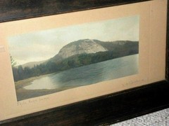 J Carleton Bicknell White Horse Ledge Hand Colored Photo Wallace Nutting Peer