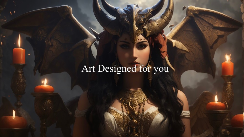 Digital Image Picture Photo Wallpaper Background Desktop Art Female Demon