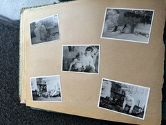 Old Photo Album Civilian with Flaws, Family Pre 1945 /27