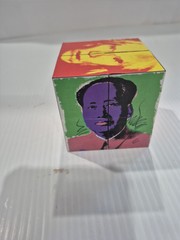 ANDY WARHOL Photo Picture Cube Magic Puzzle D4