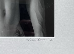 JOSE ARROYO 1992 Ltd. Ed. (2/50) Silver Gelatin Print – “Chuck And His Tattoos”