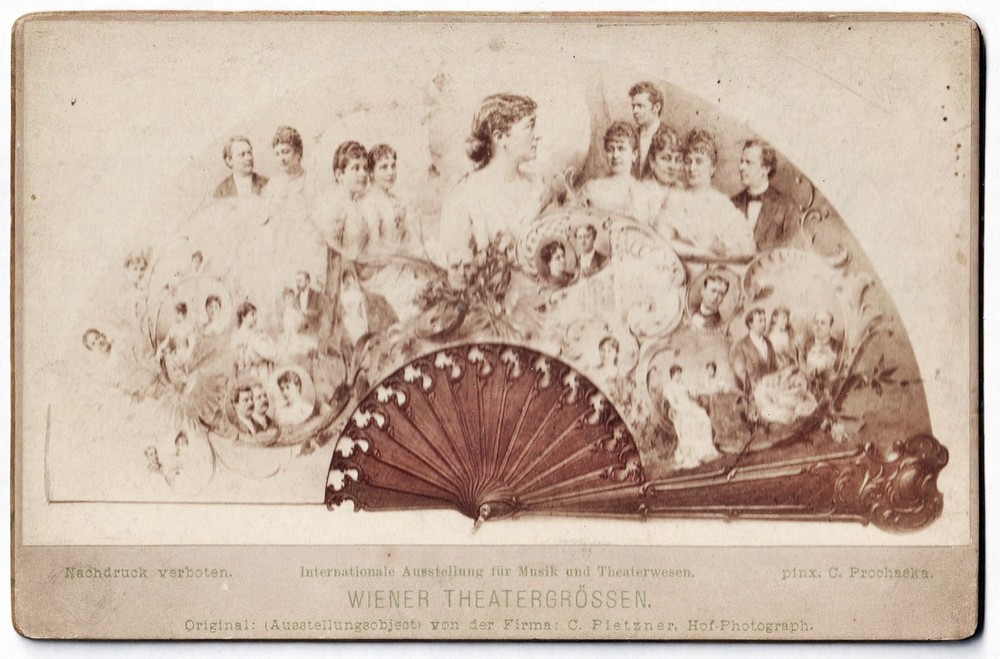 Vienna Fans Vienna Theater Actors Opera Singers Portrait Photo 1875