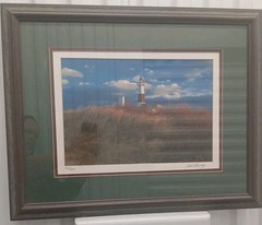 Bill Kinney Signed Ltd Ed Photo Montauk Lighthouse #20/250 – Custom Framed