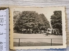 Genuine Photo, Düsseldorf 1939-KÖ. Königsallee, Tram No. 1 (X)