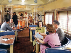Photo Art Print of the Tavern Car on Southern Pacific’s Daylight Passenger Train