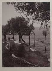Landscape View Lake by Storm Southern Germany Unknown Photograph Print 20th C