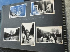 Old photo album civilian with defects, life in the GDR/51