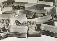 Vintage B&W Photos Pyramid Lake Nevada Landscapes Original 1950’s Lot of 16