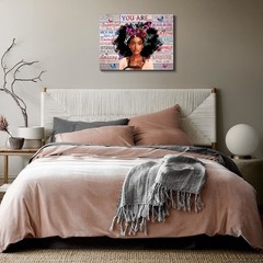 WOWGOOMO Vintage African American Women Wall Art Fashion Black Girl Portrait …
