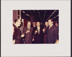 6 colour photographs VEB Mansfeld-Kombinat Wilhelm Pieck, exhibition Messe Leipz