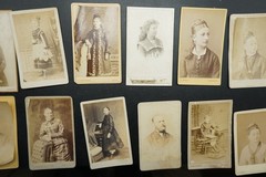 Photo Bundle Lot CDV KAB Dresden Saxony Eisenach Model Woman Man Child Name Old