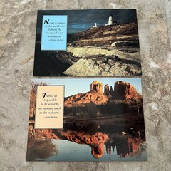 Vintage Photo Greeting Cards Willard Clay Photography Maine & Arizona Lot Of 2