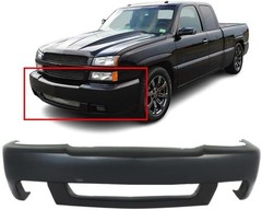 Compatible with Front Bumper Cover Fascia 2003-2007 Chevy Silverado 1500 SS Exte