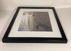 SIGNED Photograph Sea Turtles on Beach Chris Doherty Matted & Framed