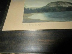 J Carleton Bicknell White Horse Ledge Hand Colored Photo Wallace Nutting Peer