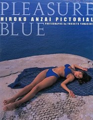 Hiroko Anzai Photo Book Pleasure Blue Female Idol Japan Ships