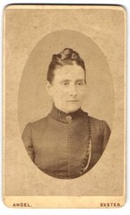 Photograph Angel, Exeter, Portrait of a Lady in High Neck Dress