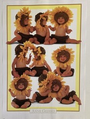 Ann Geddes, “A. G. Sunflowers” Original Poster # 8391. Poster size 13.5 x 19.25