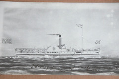1927 Magnet Steamer Ship Canada Captain Henry D. Twohy Rare Orig B&W Photograph