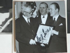 John Nance Garner Vice President Signed Captain Of Cloud Hollywood Aviator Pilot