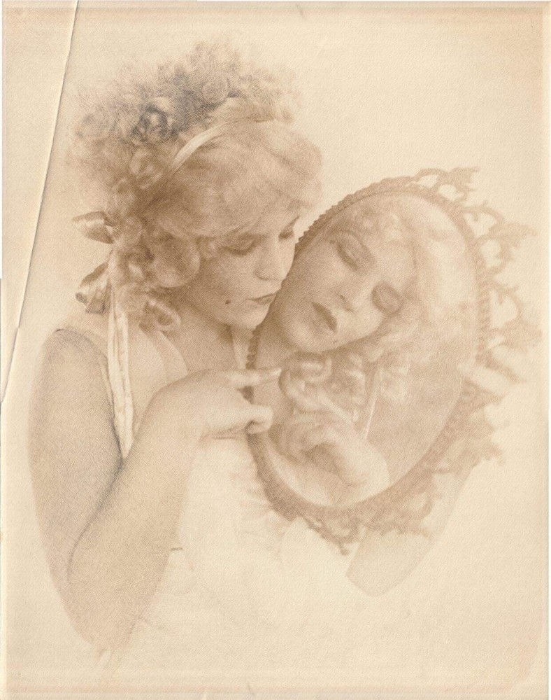 William Mortensen “The Mirror li” 1924 Signed On Verso