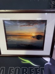 Douglas Buffkin LKW Sunrise Color Landscape Photograph Matted & Framed Print