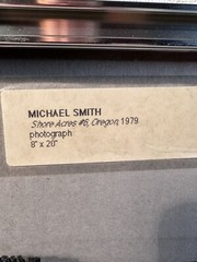 Michael A Smith Photography Signed Shore Acres #6 Oregon 1979 8×20 Print + Frame