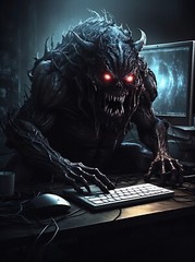 Digital Image Picture Photo Wallpaper Background, The Internet Troll