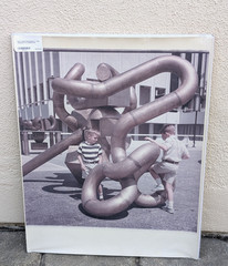 Peter Gales Photography Kids Playing In/On Sculpture #1 Photo Print 16×20…