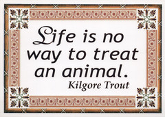 RARE Limited Edition Kurt Vonnegut Postcard – From Asa Pieratt Collection