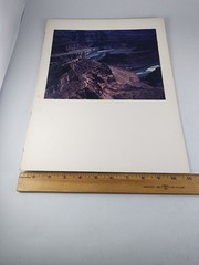 Grand Canyon Art Photography Matted National Parks Vtg