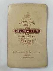 orig. CDV photo photography picture old child fashion around 1890 A. Winkler Görlitz