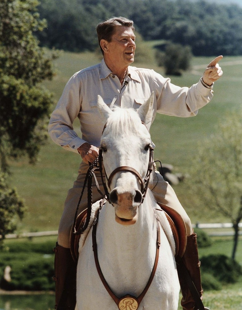 Ronald Reagan 8×10 Photo President Reagan Portrait Vintage White House 40th USA
