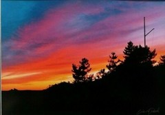 CONTEMPORARY AMERICAN PHOTOGRAPHER ERIC DUSH Sd LE ORIG PHOTO SUNSET LANDSCAPE